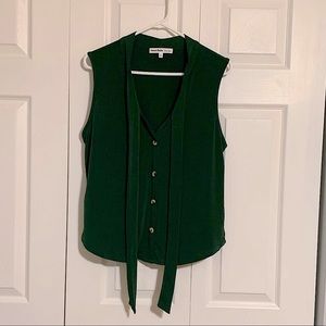 NWOT Sweet Rain Dark Green Blouse SZ XL